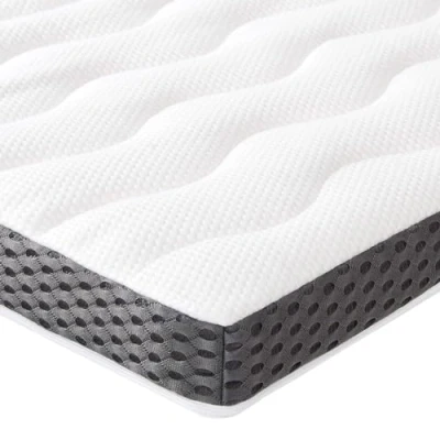 Image de Amazon Basics Surmatelas de Mousse à mémoire forme confortable, Très Moelleux, 120 x 200 7 cm, Blanc
