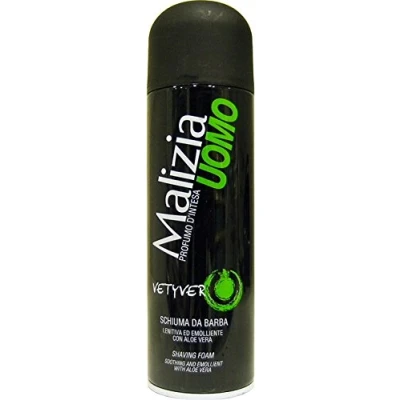 Image de 12 x MALIZIA Homme Mousse Barbe Vetyver 300 ml