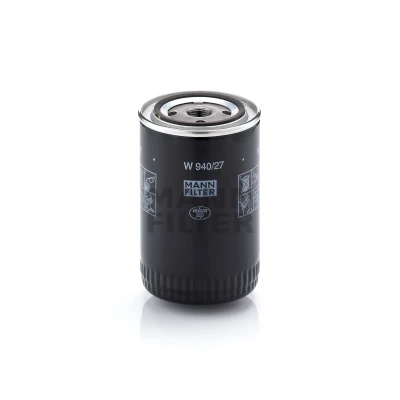 Image de MANN FILTER W 940/27 Filtre à huile 3/4 16 UNF avec un clapet de non retour vissé NISSAN: ATLEON, Patrol Hardtop, Vanette Van