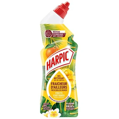 Image de Harpic Gel WC Nettoyant Fraicheur d&#039;Ailleurs Parfum Fruits Exotiques Lot de 6 x 750 ml