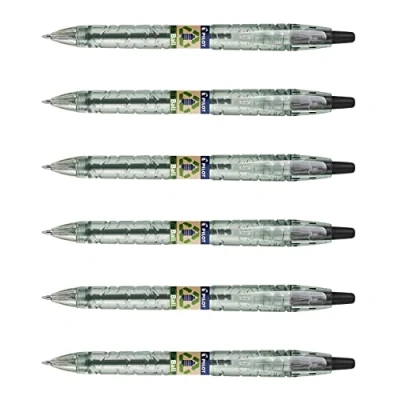 Image de Pilot Stylo bille B2P ECOBALL Begreen rechargeable Pointe Moyenne Noir