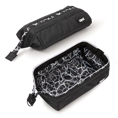 Image de ZIPIT Lenny Trousse à Crayons Grande capacité Etui Crayon pour l&#039;école, Le collège et Bureau (Noir)