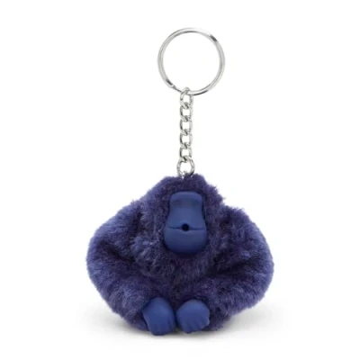 Image de KIPLING Monkeyclip S Petit Porte Clés en Forme de Singe, Singes/Porte Clés, Ocean Blue (Bleu)