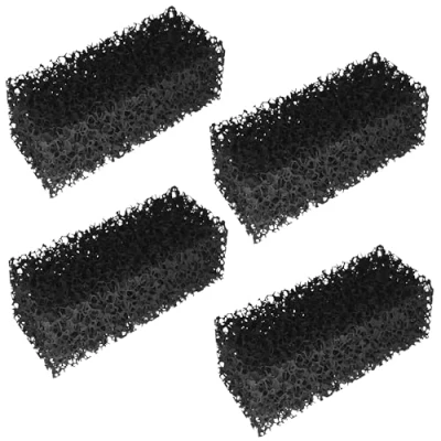 Image de cyclingcolors 4x Mousse de Filtration au Charbon actif pour Filtre Aquarium Pompe compatible avec Tetra CF 400/600 Plus