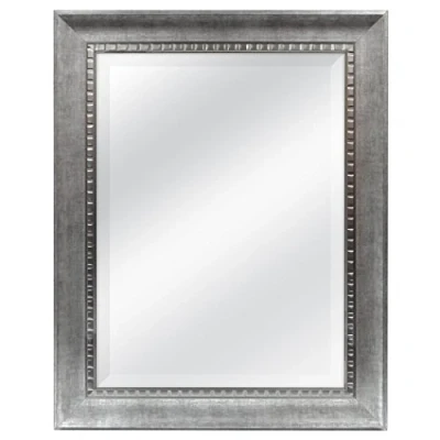 Image de MCS 45,7 x 61 cm inclinée Miroir Dentaire avec détails à mouler extérieur Dimension est 59,7 74,9 cm, Finition Argent