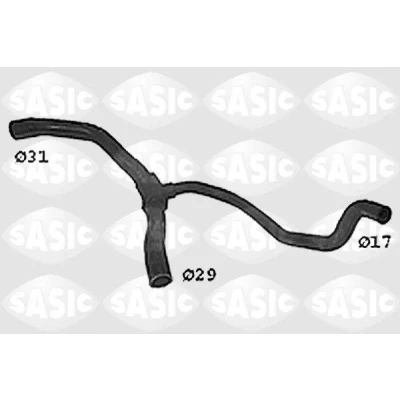 Image de SASIC SWH4307 Durite De Refroidissement gauche inférieur RENAULT: Kangoo I, CLIO 2