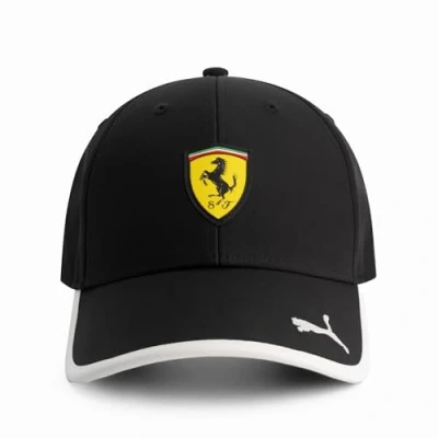 Image de PUMA Scuderia Ferrari F1 Casquette Logo Classique Noir Taille Unique