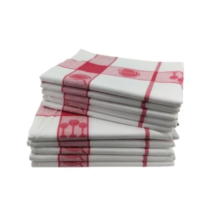 Image de Torchons de Cuisine (X10) 45 x 70 100% Coton jacquard très Absorbant
