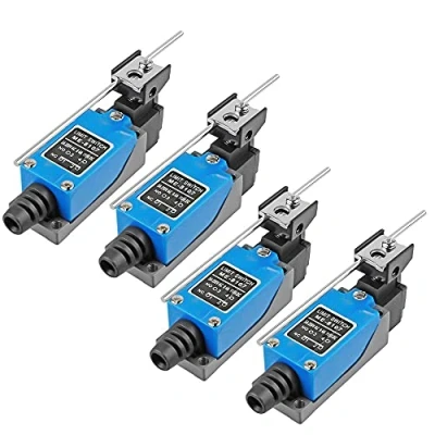 Image de ANCLLO Antrader ME 8107 Lot de 4 interrupteurs momentanés à levier en plastique NC NO pour fraiseuse laser et plasma CNC