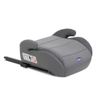 Image de Chicco Quasar Fix i Size, Siège Auto Enfant 7 12 Ans (126 150 cm), Poids 23 36 kg, Groupe 3, Facile à Installer avec Système Isofix, Accoudoirs Rembourrés et Assise Confortable, Gris