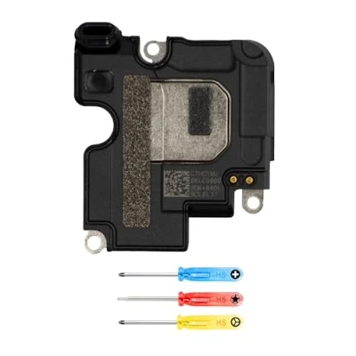 Image de MMOBIEL Haut Parleur Interne Compatible avec iPhone 15 Pro Max Ecouteur/Earpiece Speaker Remplacement Réparation du de l&#039;Écouteur INCL. Tournevis
