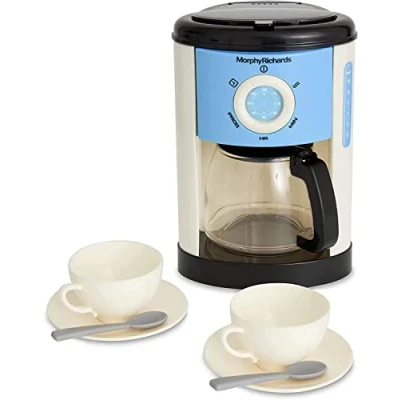Image de Casdon 65050 Morphy Richards Fillable Toy Coffee Maker for Children Aged 3+ , Includes Level Indicator &amp; Dripping Water, Yellow