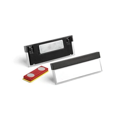 Image de Durable Select Boite de 25 Porte Badges avec Aimant 17 x 67 mm
