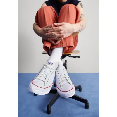 Image de Converse Chuck Taylor ALL STAR OX Unisex Baskets basses, Taille: 40, White Cuir