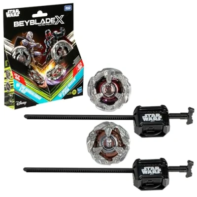 Image de Beyblade X et Star Wars Collab The Mandalorian 3 60F vs. Moff Gideon 80N, Multipack