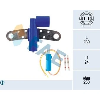 Image de FAE 79322 Capteur d&#039;impulsions 2 avec instructions de montage RENAULT: CLIO 2, 3, Kangoo I, DACIA: Logan I Berline, Sandero