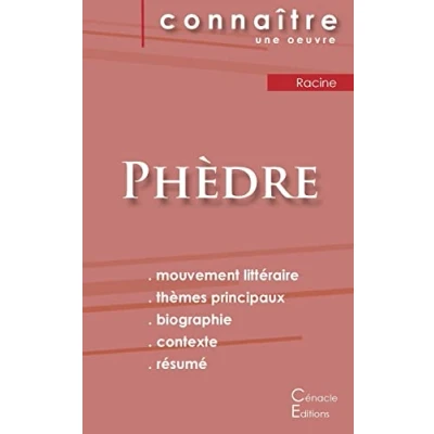 Image de Fiche de lecture Phèdre Jean Racine (Analyse littéraire référence et résumé complet)