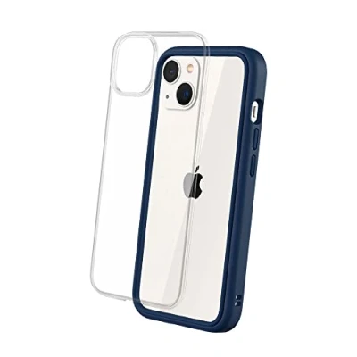 Image de RhinoShield Coque Compatible avec [iPhone 13] Mod NX Protection Fine Personnalisable Technologie Absorption des Chocs [sans BPA] Bleu Marine