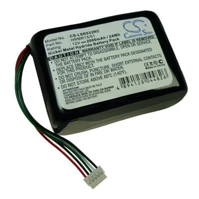 Image de Batterie ni mH 12 v 2000mAh de remplacement pour les logitech squeezebox 533000050 nT210AAHCB10YMXZ hRMR15, radio 51/533000050 nT 210aA hCB 10yMXZ hRMR 15/51
