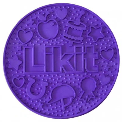 Image de Likit Tapis de léchage Graze Maze Lick Mat Niveau 1 Lavande