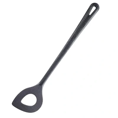 Image de Westmark Gentle Plus 28842275 Cuillère à trou pointu résistant la chaleur jusqu&#039;à 270 C Noir 30 cm
