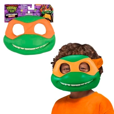 Image de les tortues Ninja, Masque Tortue Déguisement, Michelangelo, Pour enfants à partir de 4 ans, TU8253