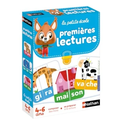 Image de Nathan La Petite Ecole Premières Lectures Composer des Mots Apprendre À Lire Jeu Educatif Pour Enfants dès 4 ans