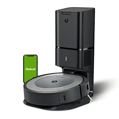 Image de iRobot Roomba i5+ robot aspirateur Sac à poussière Noir, Gris Neuf