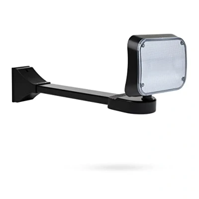 Image de Projecteur LED Orientable Smartwares avec Potence 12 W et 800 LM Noir