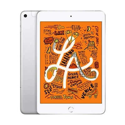Image de 2019 Apple iPad Mini (7.9 pouces, Wi Fi + Cellulaire, 64 Go) Argent (Reconditionné)