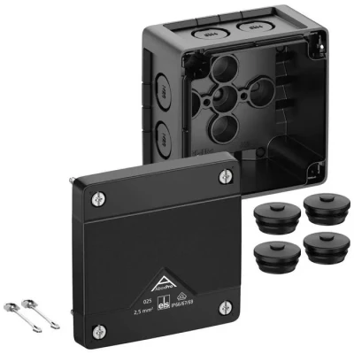 Image de Boîte de dérivation SPELSBERG 40200001 Noir IP66/IP67/IP69