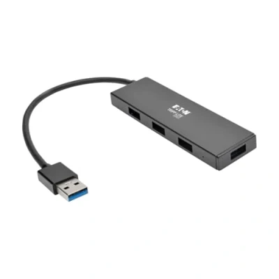 Image de Tripp Lite U360 004 SLIM hub &amp; concentrateur USB 3.2 Gen 1 (3.1 1) Type A 5000 Mbit/s Noir Neuf