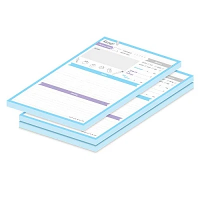 Image de PRICARO Lot de 3 blocs recettes « Allerleit», format A4, 25 feuilles