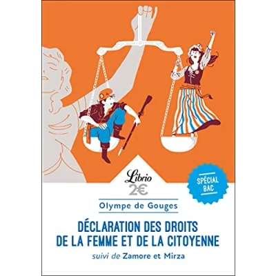 Image de Déclaration des droits de la femme et citoyenne PROGRAMME NOUVEAU BAC 2022 1re Parcours « Écrire combattre pour l&#039;é... Livre d’occasion