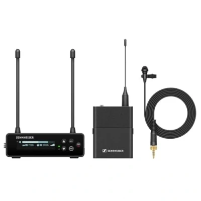 Image de Sennheiser Kit Système Micro Cravate numérique Portable sans Fil EW DP ME2 Set (R1 6) UHF omnidirectionnel Noir (700011)