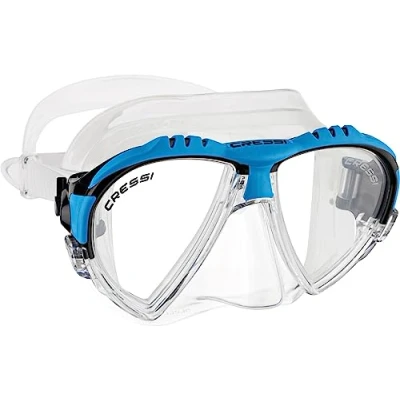 Image de Cressi Sub S.p.A. Matrix Masque de plongée Clear/Blue