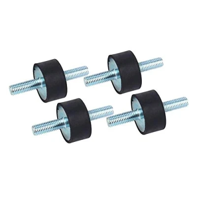 Image de Keenso 4PCS amortisseur en Caoutchouc Anti vibration, Supports 30 * 15 M8*23 Isolateur vibration Monte l&#039;Amortisseur de Pompe à Compresseur d&#039;Air avec Vis