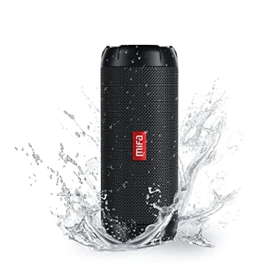 Image de MIFA Haut Parleur Bluetooth Portable WildRod avec lumière LED, 30 W et Basses Profondes, étanche IP67, 12 Heures Lecture, PartyAdd pour couplage Multi parleurs, sans Fil Le Camping