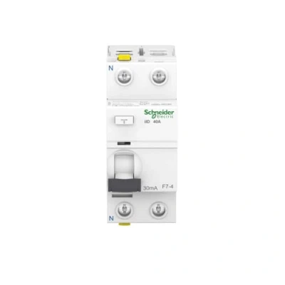 Image de Schneider A9Z21240 Disjoncteur différentiel iID, 2P, 40A, 30mA Type A, Blanc