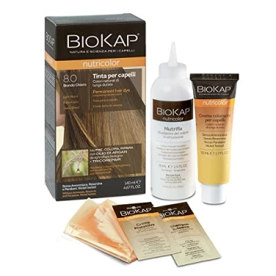 Image de Bios Line Biokap Nutricolor Tinta Per Capelli 8.0 Biondo Chiaro 140 ml