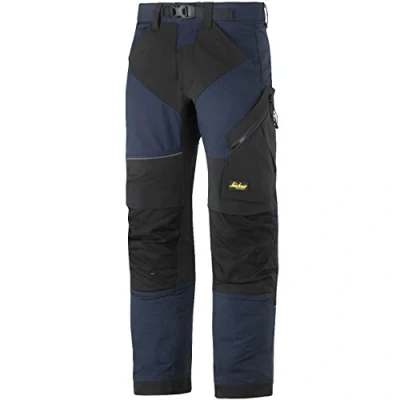 Image de Snickers 69039504048 FlexiWork Pantalon de travail Taille 48 Bleu Marine/Noir