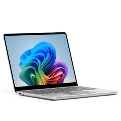 Image de Microsoft Surface Laptop Copilot+ PC Ecran Tactile LCD 13 Snapdragon® X Plus 16Go RAM Stockage 256Go Dernier Modèle Platine