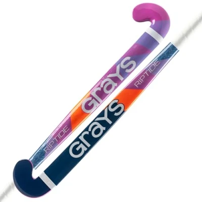 Image de GRAYS Riptide Ultrabow Crosse de hockey pour senior Bleu/vert