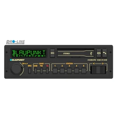 Image de Blaupunkt Hamburg SQM 23 Dab Autoradio Tuner Dab+, Design rétro, Port pour Commande au Volant, kit Mains Libres bluetoo