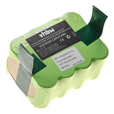 Image de vhbw Batterie Compatible avec Hoover RBC003, RBC003 011, RBC006, RBC011, RBC012 aspirateur, Robot électroménager (3300mAh, 14,4V, NiMH)