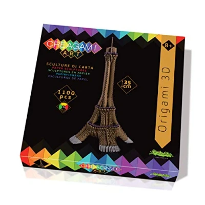 Image de CreativaMente Creagami Art Tour Eiffel Jeu en boîte, 742, Multicolore