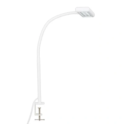 Image de BRILONER lampe à pince LED, lumière, de bureau avec interrupteur câble, rotative et inclinable, 7,5 watts, 800 lumens, blanc, 805x230x40mm (LxLxH)