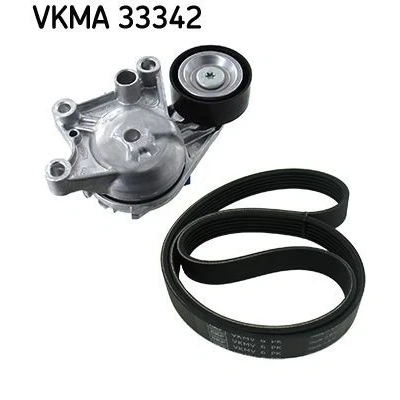 Image de SKF VKMA 33342 Jeu de courroies trapézoïdales à nervures CITROËN: C3 II, C4 Grand Picasso 2, Berlingo II Van, PEUGEOT: 208 I 3/5 portes