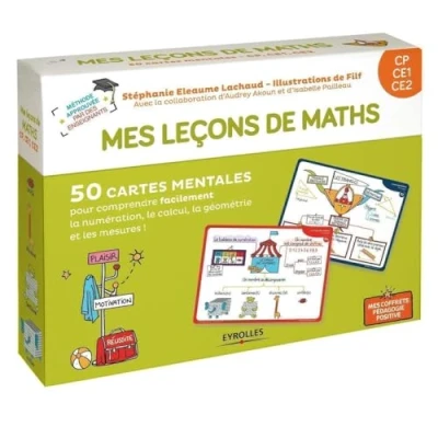 Image de Mes leçons de math CP, CE1, CE2: 50 cartes mentales pour comprendre facilement la numérotation, le calcul, géométrie et les m... Livre d’occasion