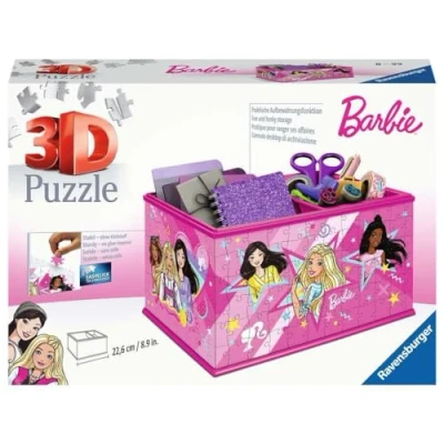 Image de Ravensburger Puzzle 3D Boite de rangement Pot à crayons Barbie A partir 8 ans 11584